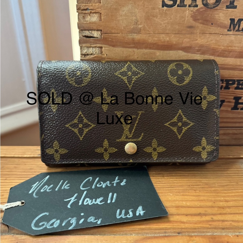 Louis Vuitton Monogram Tresor Wallet